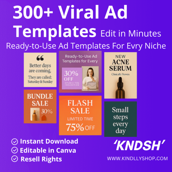 Static ads templates Canva