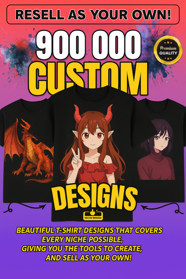 👕🔥 900,000+ T-Shirt Designs Mega Bundle 🔥👕